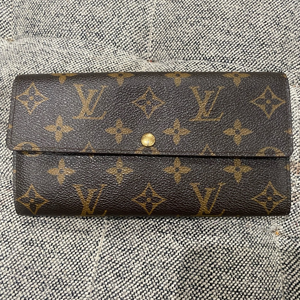 Louis Vuitton Sarah cheetah print wallet -2010